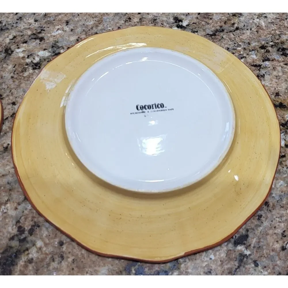 Cocorico Luncheon / Decorator Plates 8 3/4